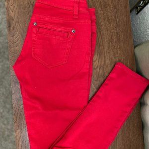 Celebrity Pink red skinny leg jeans